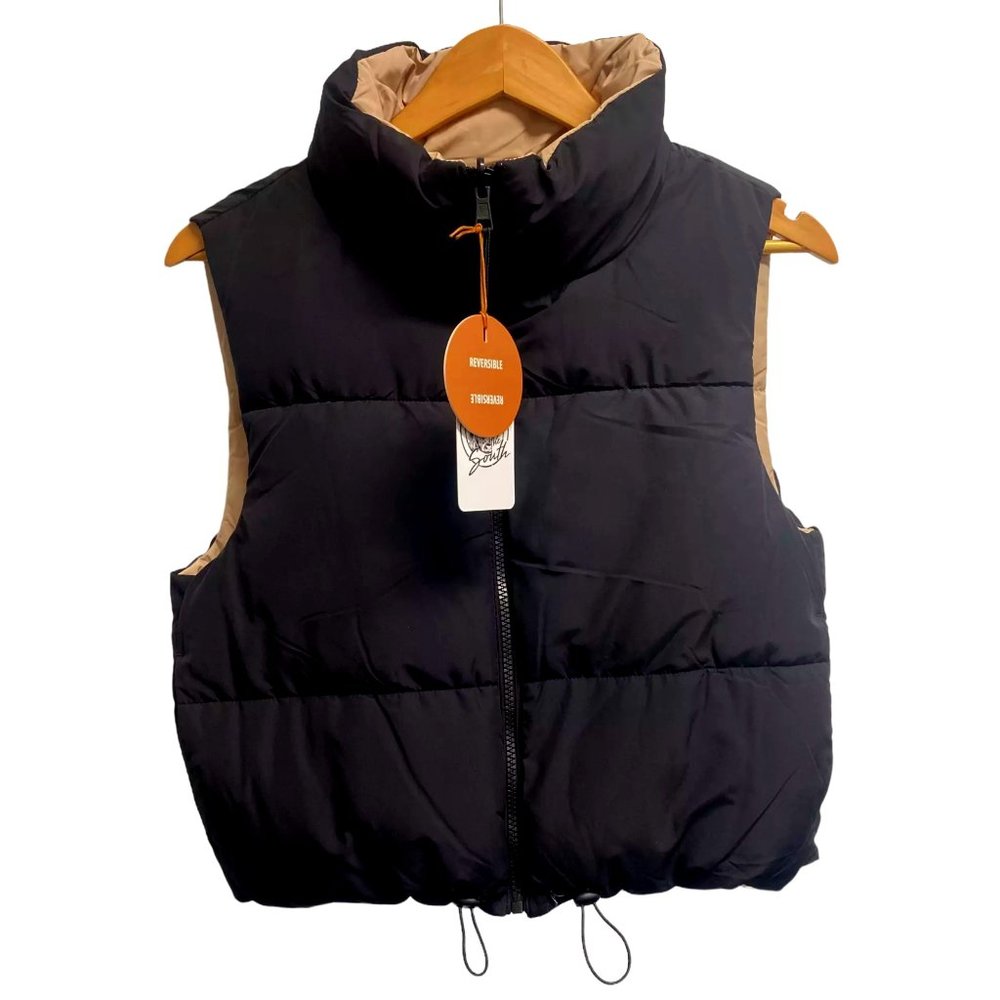NWT - Women's Small Reversible Puffer Vest
